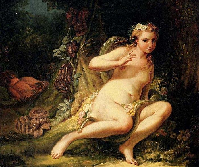 Jean-Baptiste marie pierre The Temptation of Eve Germany oil painting art